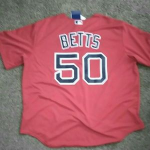 Mookie Betts cool base majestic jersey